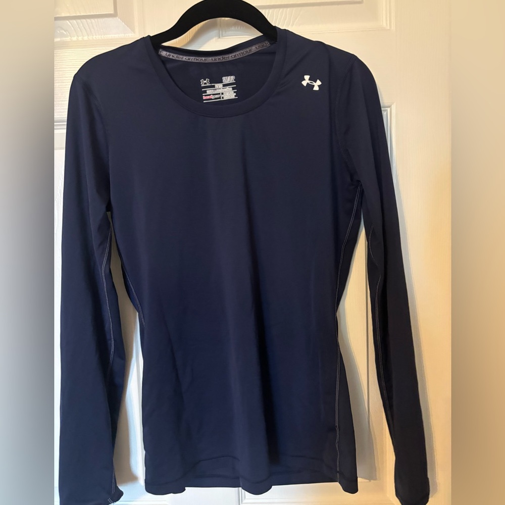 Under Armour Dark Blue Fitted Shirt